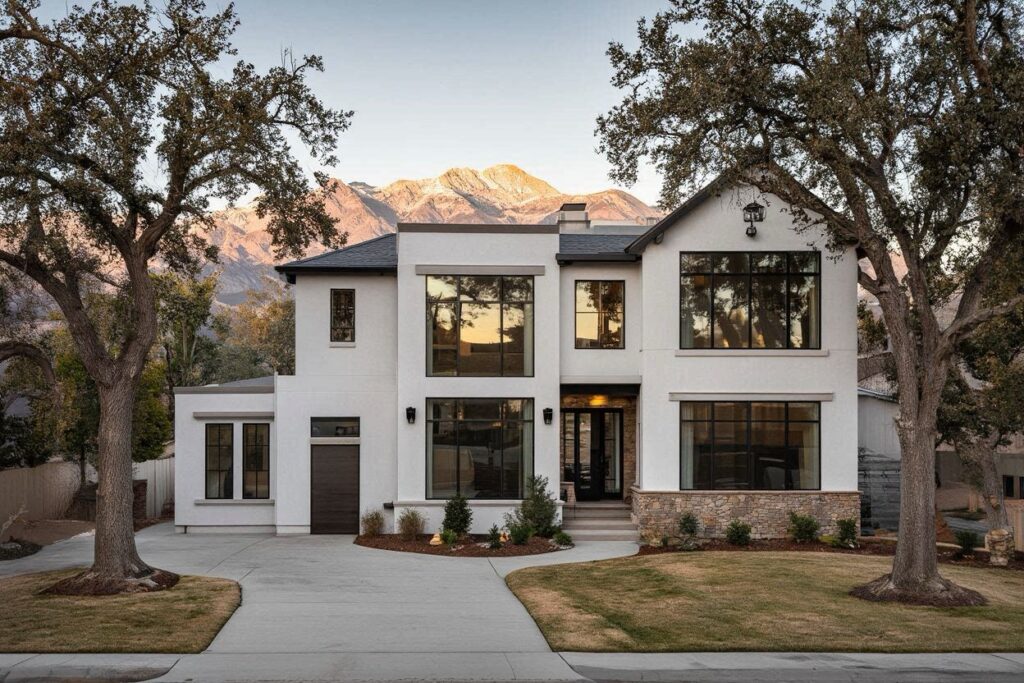 Precision window integration and building envelope resurfacing in Salt Lake City (84108) by Christensen Stucco & Exteriors.