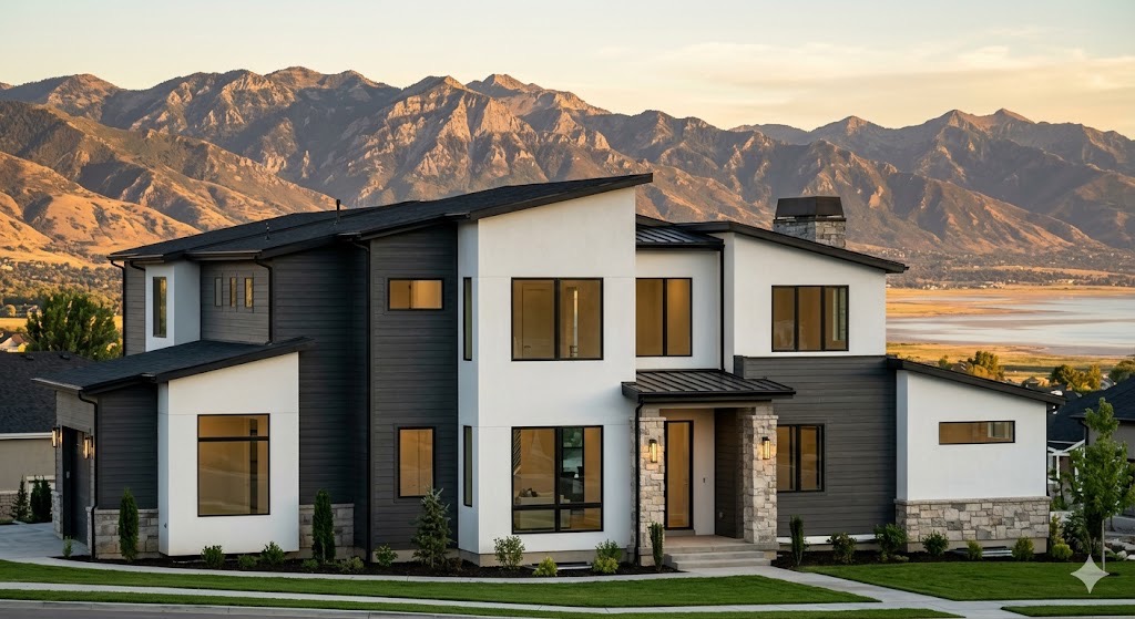 Beautiful home exterior Farmington Utah — Christensen Stucco and Exteriors